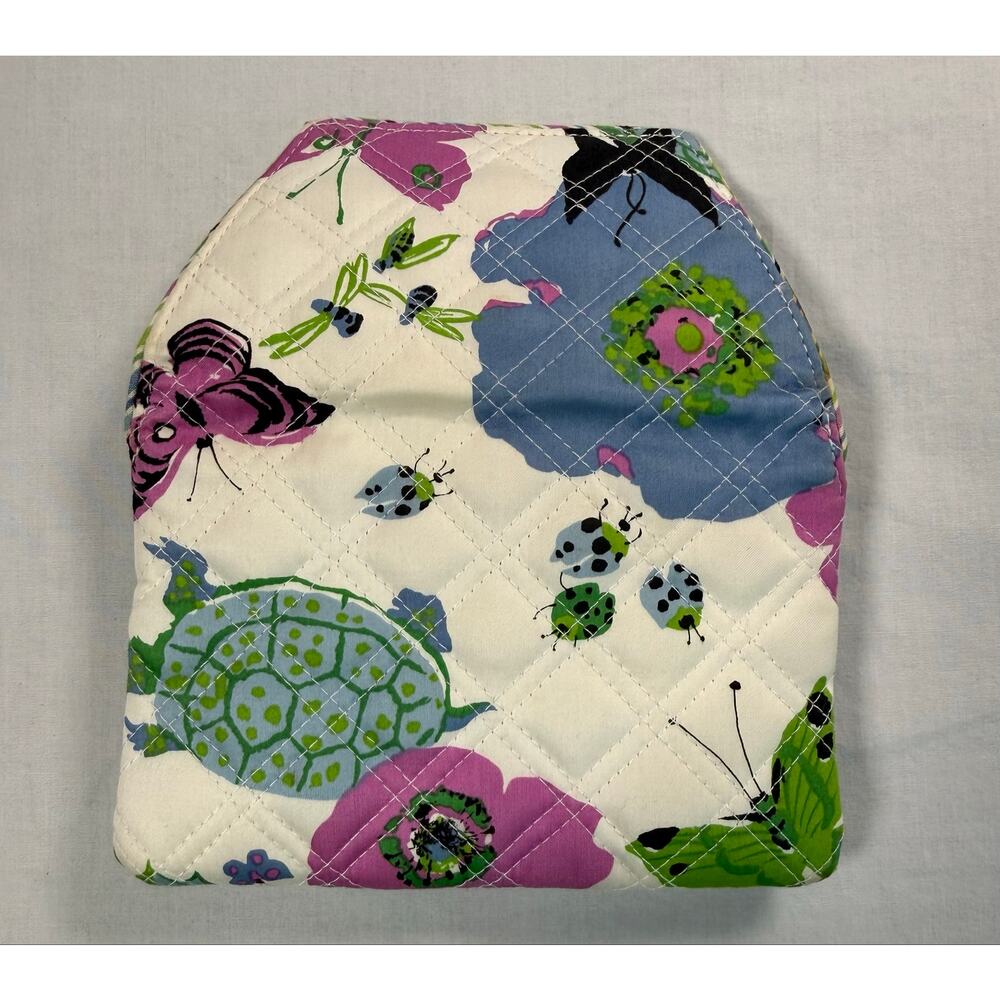 Vera Bradley Casey Sateen Wallet Limited Edition Butterfly Flower Pattern Purple - Picture 8 of 10